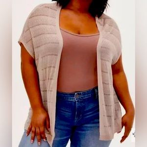 TORRID mushroom Kimono Cardigan